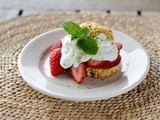 Paleo Strawberry Shortcake with Lime Coconut Cream