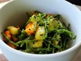 Maui, Day 7: Samphire Salad with Papaya and Sesame