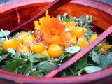 Purslane Salad with Tomatoes and Arugula