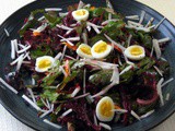 Spring Salad with Beet and Black Radish