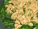 Wilted Greens Salad with Tuna