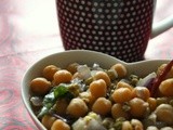 Chickpeas & Sprouted Green Gram Sundal | Healthy Indian Snack Recipe | Protein rich snack recipe