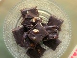 Chocolate Nut Fudge ~ My guest post for Manju Nair