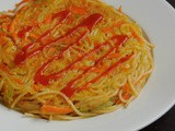 Spaghetti & Vegetable Pancake