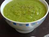 Vegan Green Peas & Wheat Rava Soup
