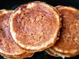Banana Chocolate chip Pancakes (Eggless, Whole wheat & Vegan option included)