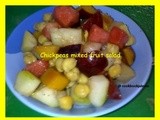 Chickpeas Mixed fruit Salad