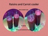 Raisins Carrot cooler/Rod Cocktail Cooler/Raisins,carrot,beetroot Cooler