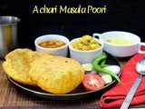 Achari Masala Poori ~ a to z Indian Pooris