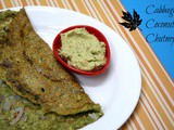 Cabbage Coconut Chutney ~ Healthy Side Dish for Dosas