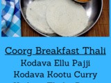 Coorg Breakfast Thali