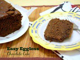Easy Eggless Chocolate Tea Cake