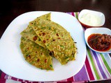 Green Pepper Parathas | How to make Pepper Stuffed Parathas