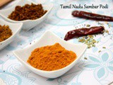 How to make Tamil Nadu Sambar Podi | Sambar Powder