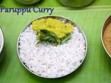 Kerala Paruppu Curry | Parippu Curry