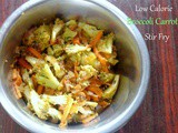 Low Calorie Broccoli Carrot Stir Fry