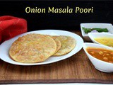 Onion Masala Poori ~ a to z Indian Pooris
