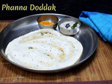 Phanna Doddak | No Ferment Tempered Dosa From Konkani