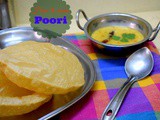 Poori Recipe | Step by Step Pictures for Puri Recipe