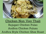 South Indian Non Veg Thali Menu List 2 ~ Chicken