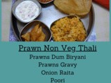 South Indian Non Veg Thali Menu List 6 ~ Prawns Gravy