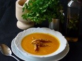 Eastern Carrot Coconut Soup with Grilled Chicken/ Восточный Морковно-Кокосовый Суп с Курицей