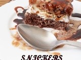 Ice Cream  Snickers  Brownie Pie