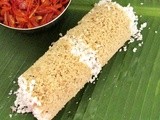 Wheat Puttu - Kerala Whole Wheat Puttu Recipe