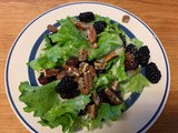 Blackberry & Sugared Pecan Salad - Seasonal Eating at it's best