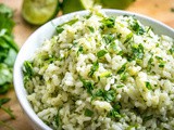 Cilantro Lime Rice full of flavor
