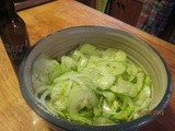 Cucumber & Onion Salad – Simple fare that is refreshing any time of the year