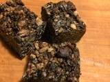 Dairy free, contains no wheat or soy - Double Dark Chocolate Granola Bar Cookies