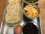 Deep Pan Huevos Rancheros made using the meal kit method