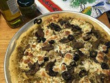 Italian Pizza with pesto & truffle oil