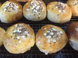 Multigrain Rolls/Buns filled with seeds, grains, whole wheat flour & more