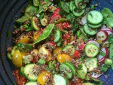 Packing for a picnic — Quinoa & Veggie Salad