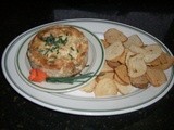 Savory Appetizer -- Blue Cheese, Bacon & Onion Cheesecake