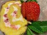 Strawberry Cake Roll