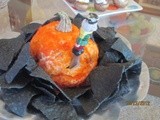  Trick or Treat  Nacho Pumpkin-shaped Cheese Ball
