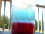 4th of July Red, White and Blue Striped Drink