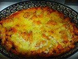 Baked Ziti {with a cheddar twist}
