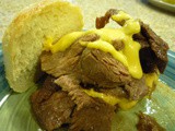 Beef and Cheddar Roast Beef Sandwich