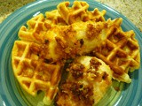 Buttermilk Oven Baked Chicken & Waffles [with an award on the side]