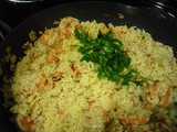 Cajun Shrimp on a Bed of Rice