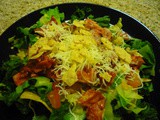 Grilled Chicken Taco Salad with a Jalapeño Crunch