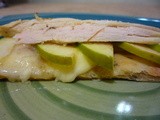 Individual Turkey, Apple & Brie Flat Breads