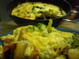 Meatless Monday Cheesy Broccoli Frittata