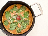Spinach & Sun Dried Tomato Frittata