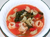Spinach & Tomato Cheese Tortellini Soup