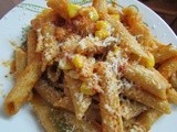 Whole wheat pasta in Tomato sauce